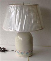 Pottery Lamp