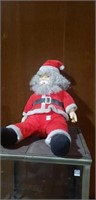 Vintage stuffed Santa 
Approx 25"