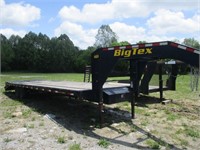 560-2022 BIG TEX 30' GN TRAILER/ RAMPS -BOS