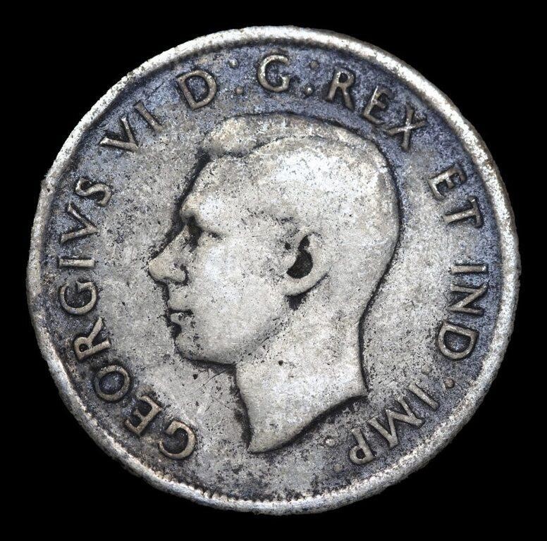 1939 Canada 1 Dollar Silver Canada Dollar KM# 38 1