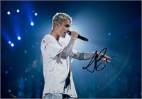 Autograph COA Justin Bieber Photo