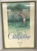 McDonald's LPGA Championship Framed Poster