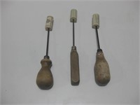 Three Vtg Ice Picks