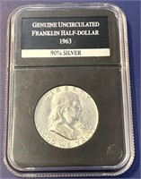 1963 Franklin Half Dollar, Uncirculated