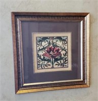 "Cabernet Blooms" Framed Print (match lot 124)