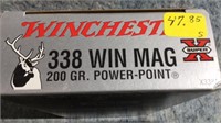 (2) Boxes 338 Win Mag Ammo (40) Rds