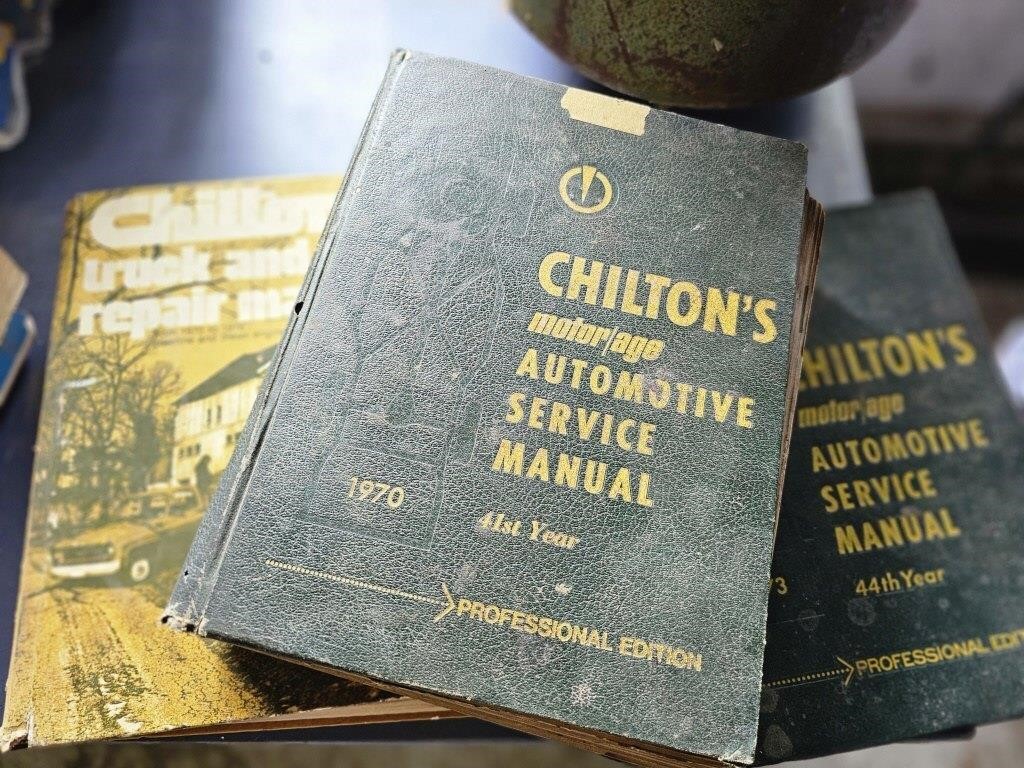 1970s Chilton Auto Repair Manual and more