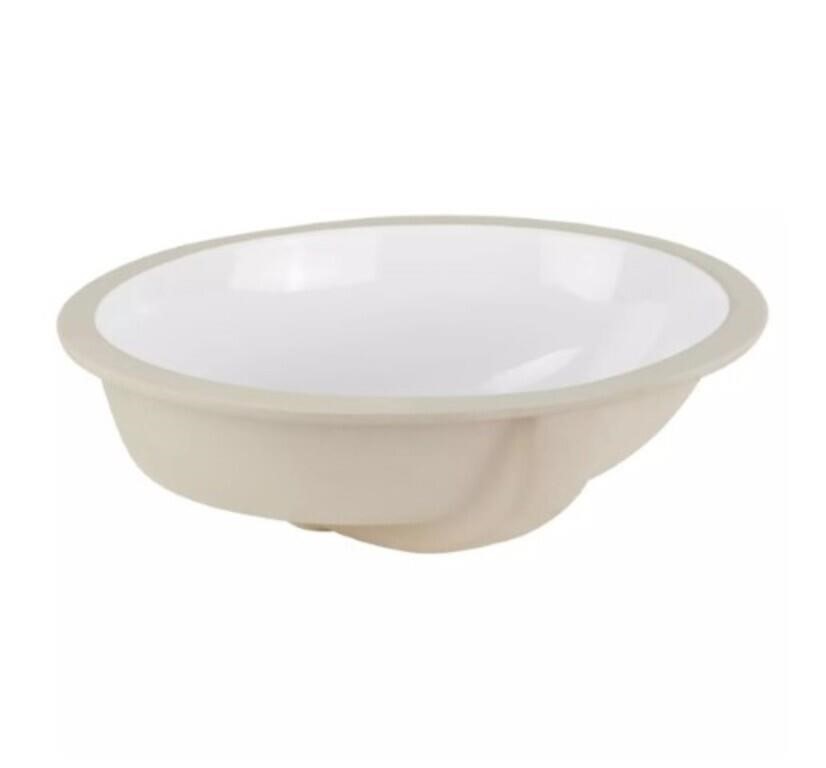 Signature Hardware 17" Mangrove Porcelain Oval Und