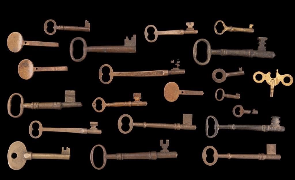 Antique Brass Keys