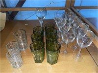 Glass Cups and Wine Glasses
