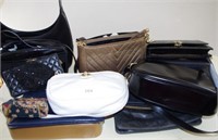 Quanity of ladies leather handbags