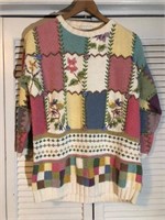 VINTAGE JENNIFER REED KNITTED SWEATER MEDIUM