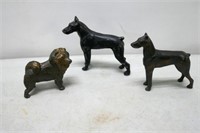 Miniature Cast Iron Dogs