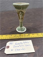 Roseville Pottery Donatello vase w cherubs