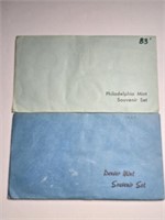 1983P & D Souvenir Mint Sets-Philadelphia & Denver