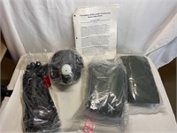 Israeli Civilian Gas Mask & Suit SEALED Set