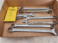 ASSORTMENT OF SAE COMBINATION WRENCHES