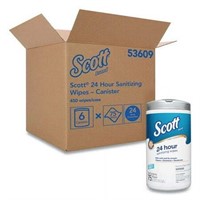 $59  Scott 53609 Sanitizing wips  Canister  PK6