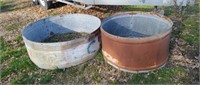 2. Steel ring for fire pits.