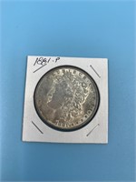 1881 Morgan silver dollar                (M 108)