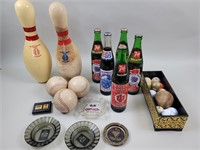 Assorted sports items/memorabilia
