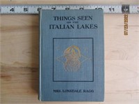 Things Seen On Italian Lakes 1923 Hard Cover