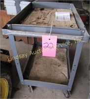 Metal shop cart 20 x 32 x 32