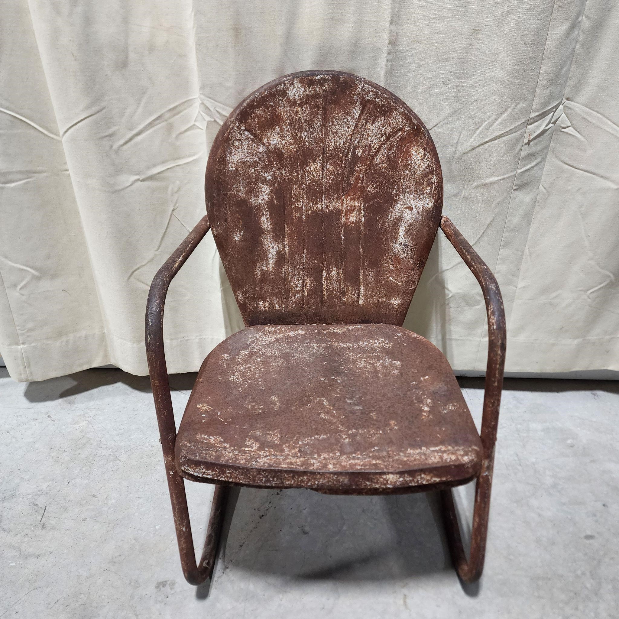 Rusty outdoor chair