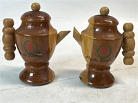 Wooden Myrtle Beach Salt and Pepper Shakers