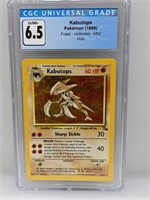 CGC 6.5 Fossil Kabutops Holo - Unlimited