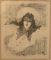 "May Belfort" Toulouse-Lautrec Framed Lithograph