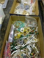 2 boxes misc. jewelry