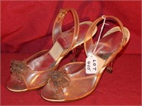 Lucite high heel Spring O Laturs Size 5