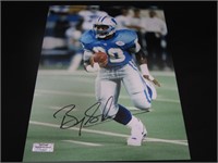 BARRY SANDERS SIGNED 8X10 PHOTO WITH COA