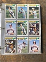 1970s Opc Baseball Binder 450+ Cards