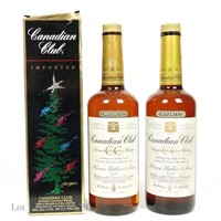 1982 & 1984 Canadian Club 6 Yr Canadian Whisky (2)