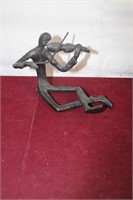 Bronze Violinist Sculpture