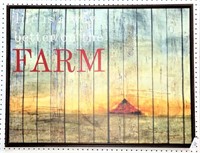 Farm Print on Canvas