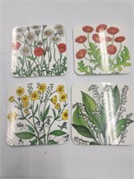 Tile Floral Coasters