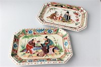 Pair of Sevres Porcelain Trays,