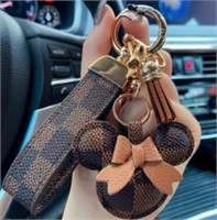 3 PIECES COMFYART MOUSE TASSEL KEYCHAIN KEYRING