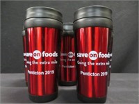 5 SAVE ON FOODS TRAVEL COFFEE MUGS