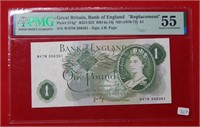 (1970-77) Great Britain 1 Pound Replacement PMG55