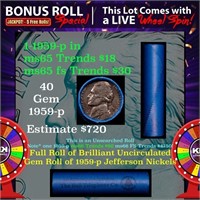 1-5 FREE BU Nickel rolls with win of this 1959-p S