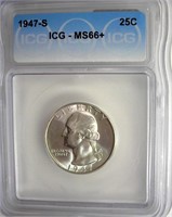 1947-S Quarter ICG MS66+