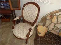 Walnut Victorian Arm Chair