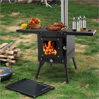 Portable Camp Wood Burning Stove