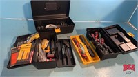 3 Tool Boxes w/ Sockets and Nut Drivers