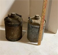 Two small gas cans