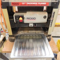 Ridgid 13" Thickness Planer with Stand $500 USD
